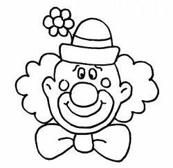 Раскраска портрет клоуна | Раскраски для детей распечатать бесплатно в  формате А4