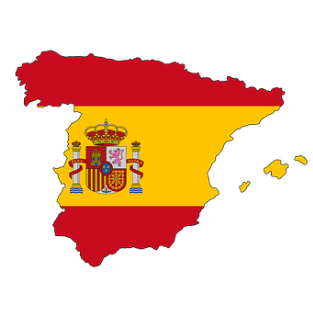 Испания, Карта, Флаг, Контур, Границы