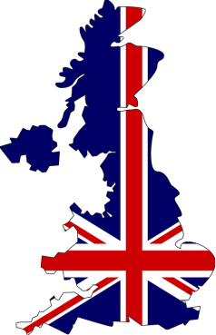 Великобритания, Англия, Карта, Обращается, Праздник