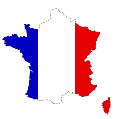 Франция, Корсика, Карта, Флаг, Земли
