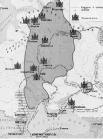 Картинки по запросу карта київської русі за часів святослава
