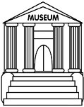 Museum Clipart Black And White