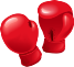 Красные боксерские перчатки PNG фото