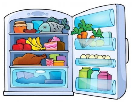 Картинки по запросу "предметные рисунки холодильник"