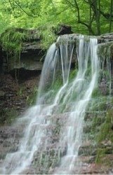 Срібний водоспад поблизу села Скоморохи. Фото 2007 р.