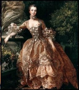 платья придворных дам в стиле барокко
