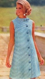 1968 Summer Blue Dress
