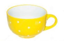 Большая желтая чашка стоковое фото. изображение насчитывающей - 53029812