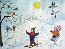 Картинки по запросу малюнок про зиму
