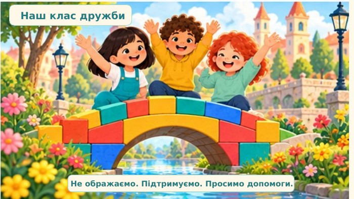 Наш клас дружби. Не ображаємо. Підтримуємо. Просимо допомоги.