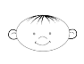 Як намалювати дітей - обличчя, схема 2