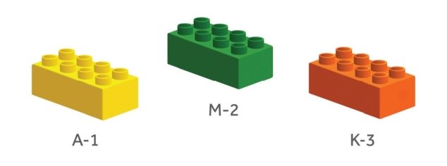 6 індивідуальних ігор для 1 класу з набором LEGO «6 цеглинок ...