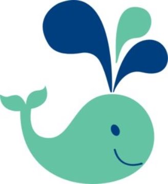 Cute Whale clip art - vector clip art online, royalty free & public domain