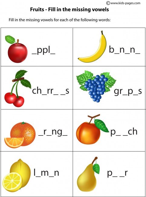 E:\WORKSHEETS for kids\Food. Fruits. Vegetables\Fruits Fill in-1.jpg