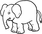 Descrição: http://childstoryhour.com/images/coloring/elephant1.jpg