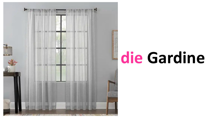 die Gardine