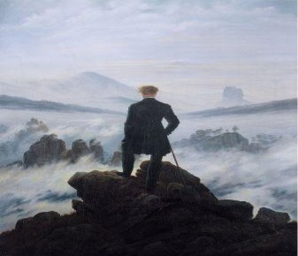 Caspar David Friederich "The wanderer Above the Sea of Fog"