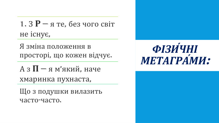 Фізи́чні метагра́ми: