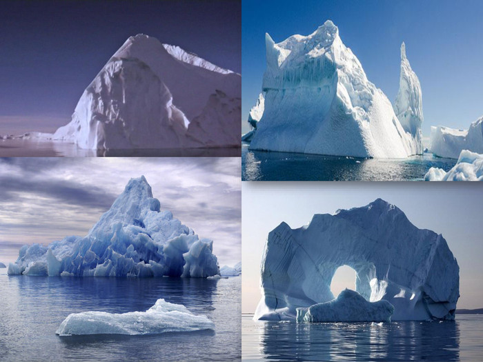 Підчас подорожі туристи милуються айсбергами