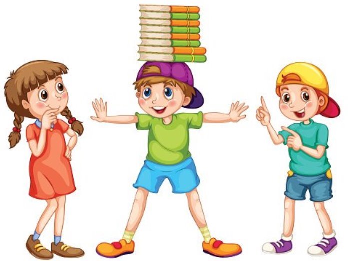 C:\Users\user\Desktop\83344293-children-looking-at-boy-with-books-on-his-head.jpg