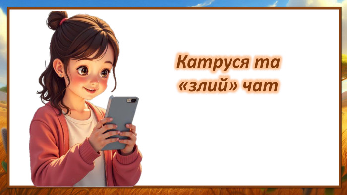 Катруся та «злий» чат