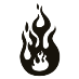 e2b49f4084e15092701cb759b921905f-cartoon-flame-illustration-black-white-by-vexels.png