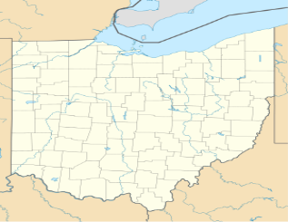 Цинциннаті. Карта розташування: Огайо