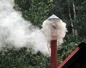 Картинки по запросу дым из трубы дома