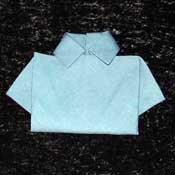 The Shirt Napkin Fold