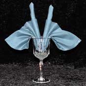 The Candle Fan Goblet Napkin Fold