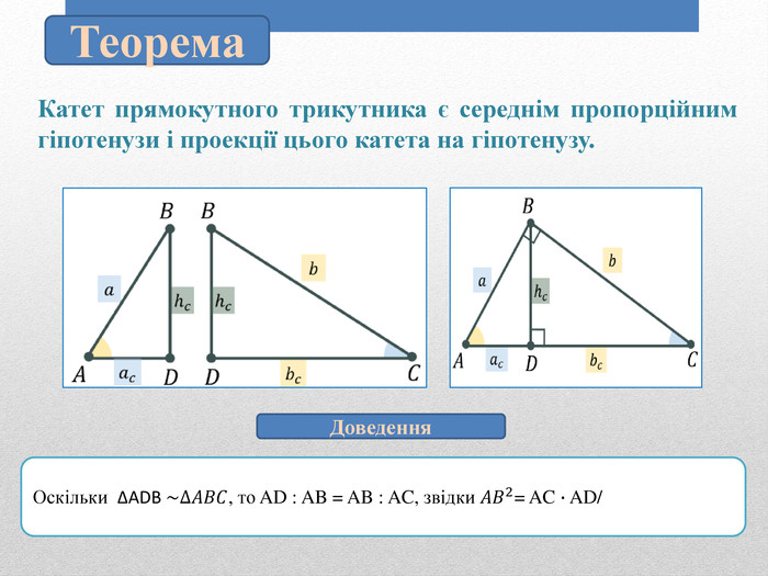 Найдите катет ва треугольника изображенного на рисунке