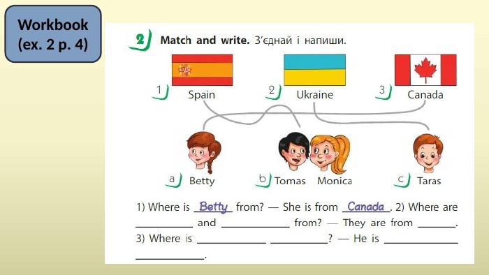 Workbook(ex. 2 p. 4)