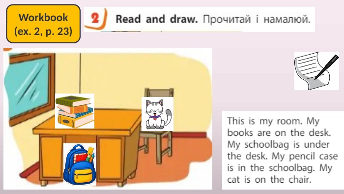 Workbook(ex. 2, p. 23)