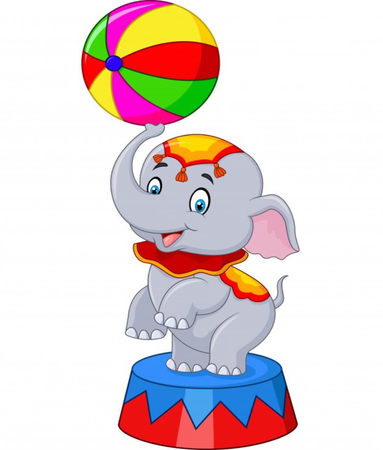 Картинки по запросу "слоненя в цирку"