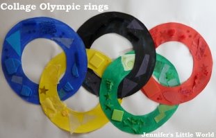 Картинки по запросу аплікація олімпійські кільця