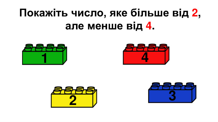 Покажіть число, яке більше від 2, але менше від 4.1234
