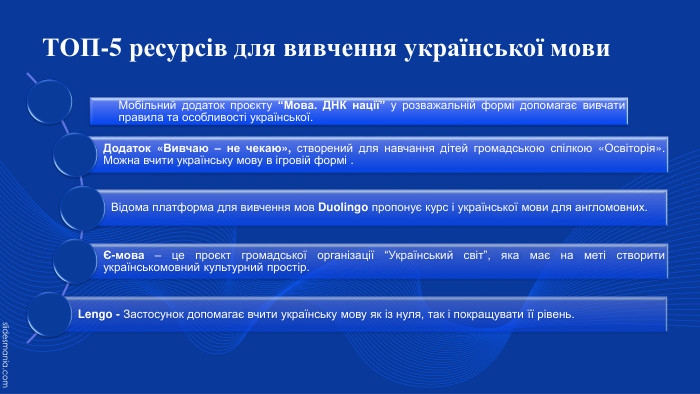 ТОП-5 ресурсів для вивчення української мови 