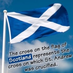 Fact about the Scottish flag