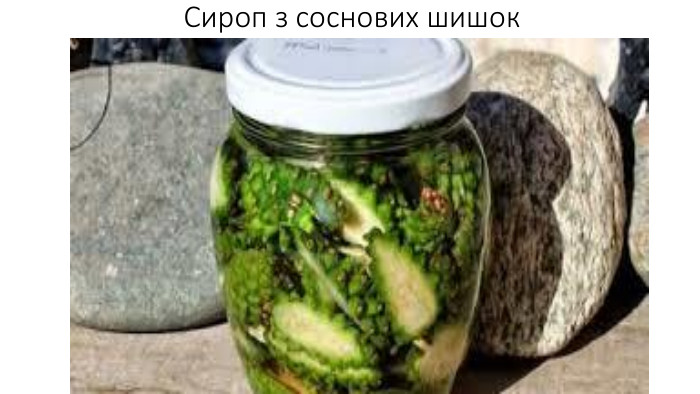 Сироп з соснових шишок 