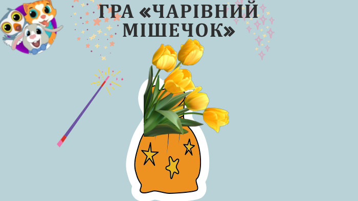 ГРА «ЧАРІВНИЙ МІШЕЧОК»