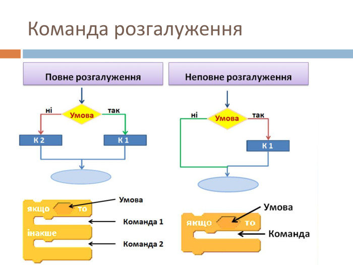 Команда розгалуження