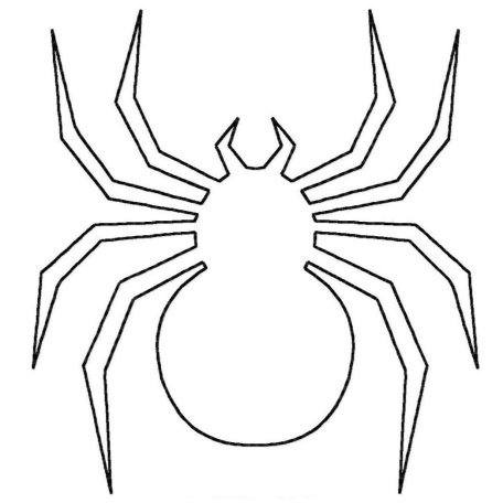 Картинки по запросу рисунок силуэт паука