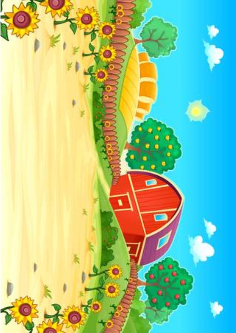 C:\Users\777\Desktop\52578147-funny-landscape-with-the-farm-and-sunflowers-cartoon-vector-illustration.jpg