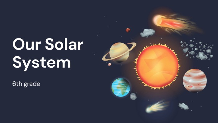 6th grade. Our Solar System