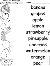 Картинки по запросу fruits and vegetables worksheets pdf