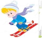 Картинки по запросу "кататься на лыжах картинка для детей"