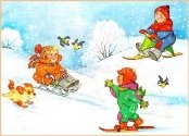 Картинки по запросу "в горах зимой картинка для детей"