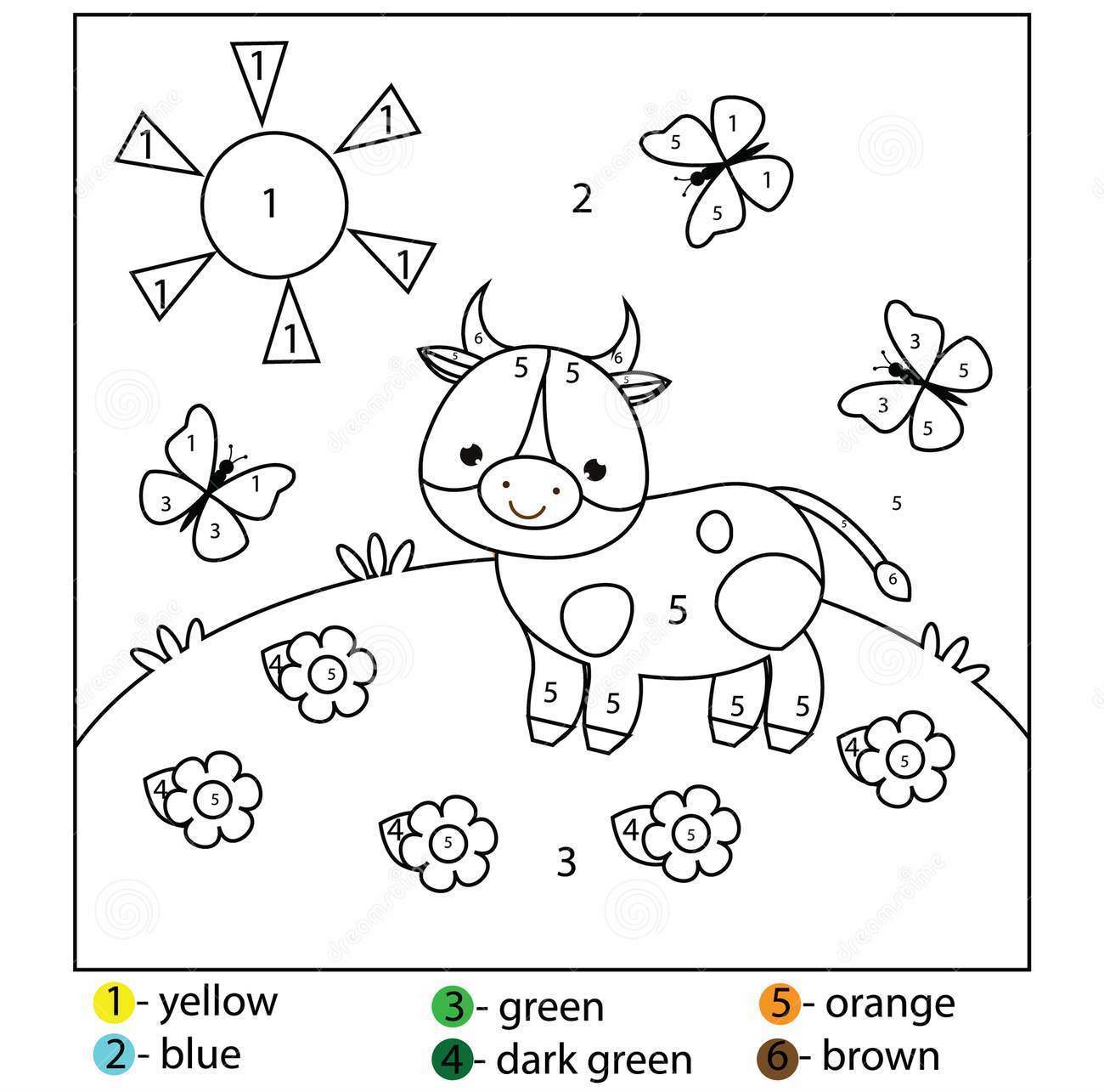 educational-game-kids-toddlers-color-numbers-printable-worksheet-children-coloring-page-cow-animals-theme-110827335.jpg