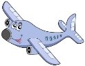 Купити дитячий картину Веселий літак на полотні - замовити №psh_22000572