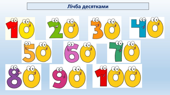 Лічба десятками